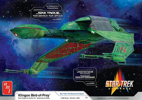 AMT 1/350 Star Trek The Search For Spock Klingon Bird of Prey