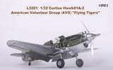 Lion Roar Aircraft 1/32 Curtiss Hawk 81A2 American Volunteer Group Flying Tigers Fighter Kit