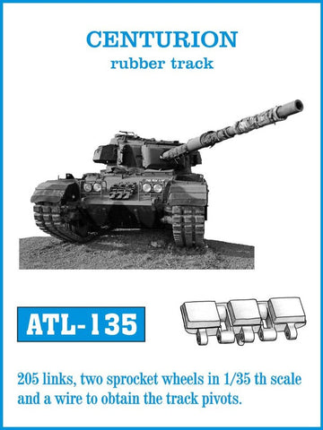 Friulmodel Military 1/35 Centurion Rubber-Type Track Set (205 Links)