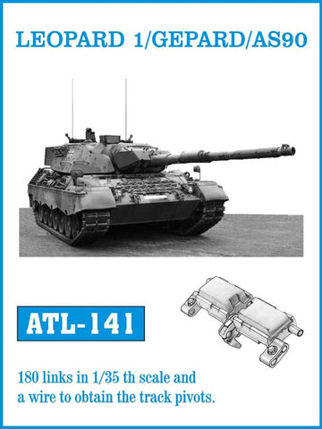Friulmodel Military 1/35 Leopard 1/ Gepard/AS90 Track Set (180 Links)