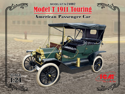 ICM Model Cars 1/24 American Model T 1911 Touring Passenger Car Kit