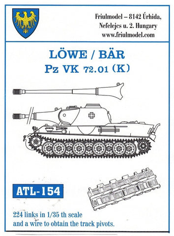 Friulmodel Military 1/35 Lowe/Bar Track Set (224 Links)