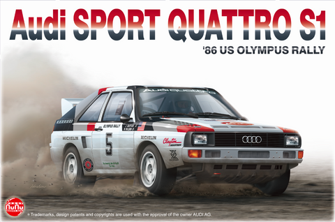Platz Model Cars 1/24 Audi Sport Quattro S1 '86 US Olympus Rally
