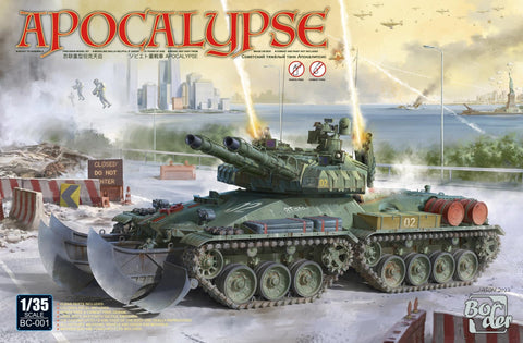 Border Models Military 1/35 Apocalypse Soviet Super Heavy Tank w/Lights & Accessories (Snap Molded in Color) (New Tool) Kit