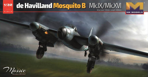 HK Models 1/32 DeHavilland Mosquito B Mk IX/XVI British Bomber Kit