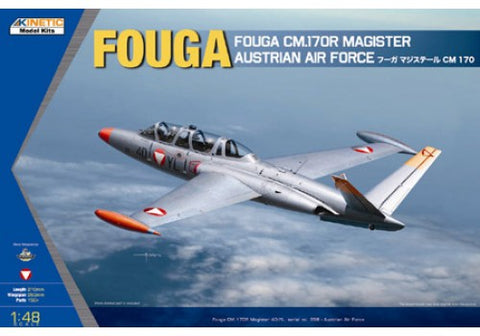 Kinetic Aircraft 1/48 Fouga CM170R MagisterAus AF Kit