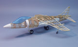 Dumas Wooden Planes 16" Wingspan AV8B Laser Cut Static Wooden Kit