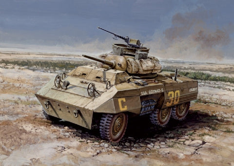 Italeri Military 1/35 M8 Greyhound Light Armored Vehicle Kit