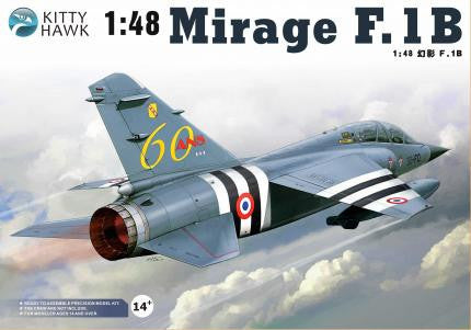 Kitty Hawk Aircraft 1/48 Mirage F1B Fighter Kit