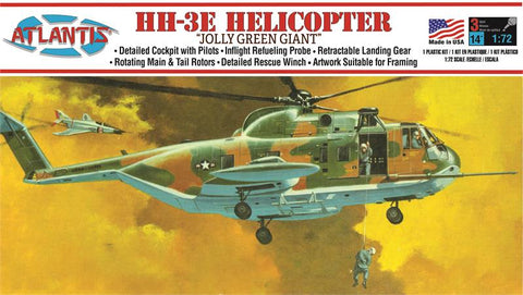 Atlantis Aircraft 1/72 HH3E Jolly Green Giant US Army Vietnam Helicopter (formerly Aurora) Kit