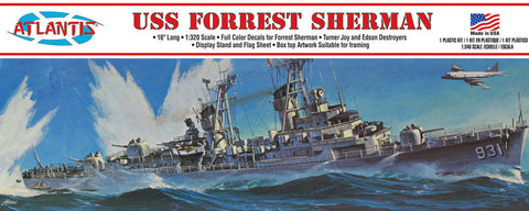 Atlantis Model Ships 1/320 USS Forrest Sherman Guided Missile Destroyer (formerly Revell) Kit