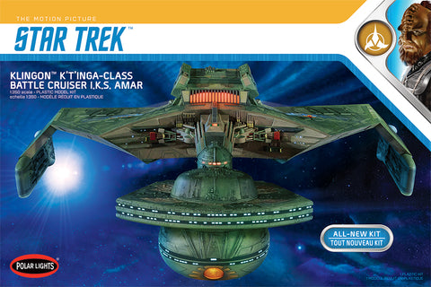 Polar Lights Sci-Fi 1/350 Star Trek Klingon K't'inga Class Battle Cruiser IKS Amar Kit