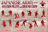 Red Box Wargames 1/72 WWII Japanese Army Aviation Pilots & Ground Crew (42)
