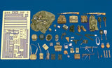 Royal Model 1/35 WWII German Army Equipment: Pouches, Helmets, Straps, etc. (Resin/Photo-Etch)