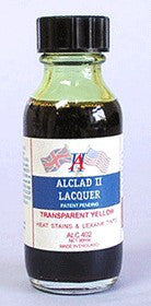 Alclad II 1oz. Bottle Transparent Yellow Lacquer
