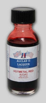 Alclad II 1oz. Bottle Transparent Hot Metal Red Lacquer