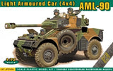 Ace Military 1/72 AML90 Light Armoured 4x4 Vehicle Kit