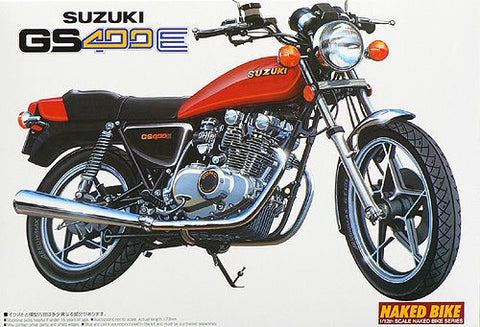 Aoshima Car Models 1/12 1981 Suzuki GSX400E II Motorcycle Kit