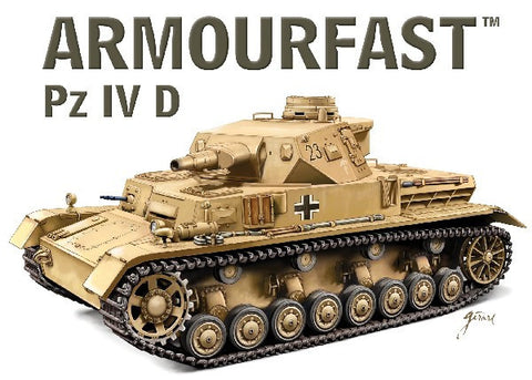 Armourfast Military 1/72 Pz IV D Tank (2) Kit