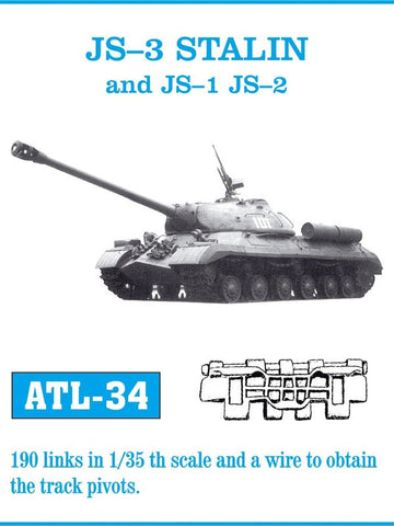 Friulmodel Military 1/35 JS3/JS1/JS2 Stalin Track Set (190 Links)