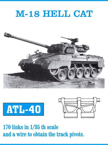 Friulmodel Military 1/35 M18 Hellcat Track Set (170 Links)