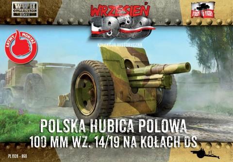 First To Fight 1/72 WWII Skoda 100mm wz 14/19 Polish Howitzer Kit