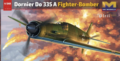 HK Models1/32 Dornier Do335A Fighter Bomber w/2 Resin Figures Kit