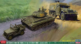 Hasegawa Military 1/72 M24 Chaffee Tank, M3A1 Halftrack & 1/4-Ton 4x4 Utility Truck JGSDF/NPR Ltd Edition (3) Kits