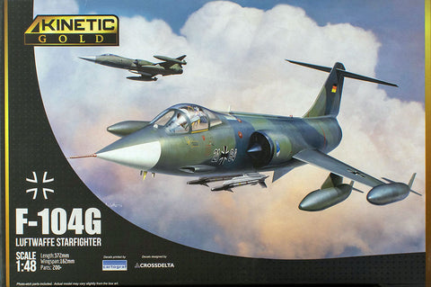 Kinetic Aircraft Gold 1/48 F-104G Starfighter Kit