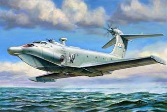 Zvezda Aircraft 1/144 A90 Orlyonok Troop Carrier Aircraft Kit