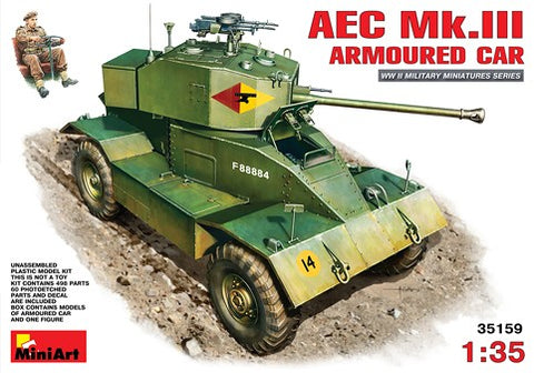 MiniArt Military 1/35 AEC Mk III Armored Car Kit