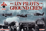 Red Box Wargames 1/72 WWII IJN Pilots & Ground Crew (42) Set