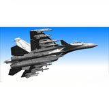 Minibase Hobby 1/48 Su33 Flanker D Russian Navy Carrier-Borne Fighter (New Tool) Kit