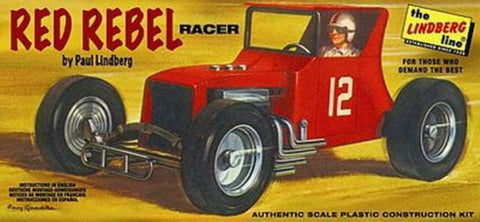 Lindberg Model Cars 1/24 Red Rebel Racer Kit