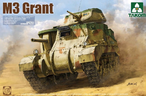 Takom 1/35 British M3 Grant Medium Tank Kit  (New Tool)