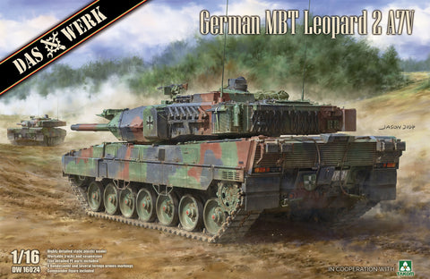 Das Werk Military 1/16 German MBT Leopard 2 A7V Kit