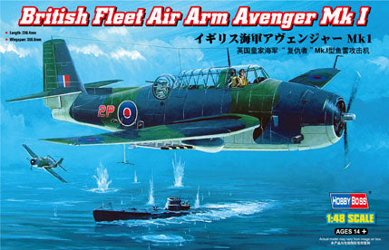 Hobby Boss Aircraft 1/48 British Fleet Air Arm Avenger Mk 1 Kit