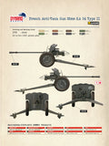 Dynamo Models 1/35 French 25mm SA 34 Type II Anti-Tank Gun Kit