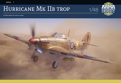 Arma Hobby Aircraft 1/48 Hurricane Mk IIB Trop Kit