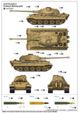 Trumpeter Military 1/16 PzKpfw VI SdKfz 182 Tiger II Early Production Tank (Porsche Turret)