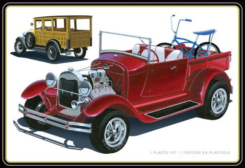 AMT MODEL CARS 1/25 1929 FORD WOODY PICKUP KIT