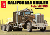 AMT Model Cars 1/25 Peterbilt 359 California Hauler Tractor Cab w/Sleeper Kit