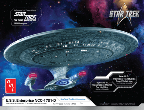 AMT 1/400 Star Trek: The Next Generation U.S.S. Enterprise NCC-1701-D Kit