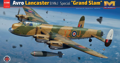 HK Models 1/32 Avro Lancaster B Mk I Special Grand Slam Bomber Kit