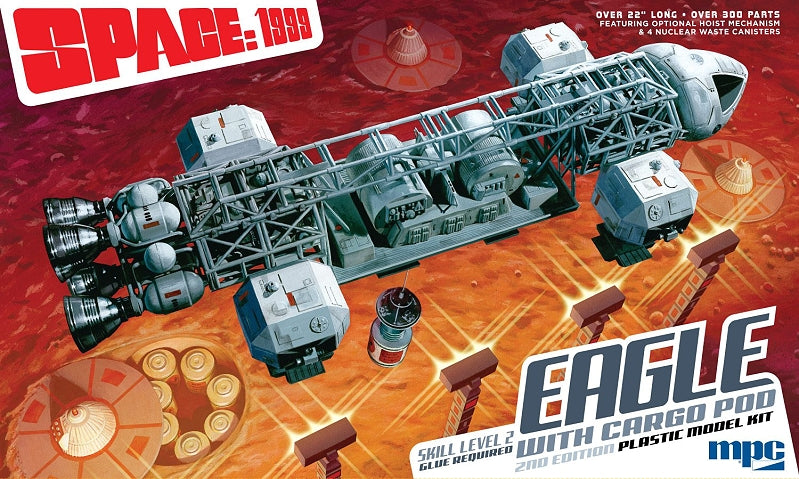 MPC 1/48 Space 1999: Eagle Transporter (22" Long) w/Cargo Pod (2nd Edition) Kit