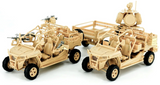 Magic Factory 1/35 MRZR D4 Ultralight Tactical All-Terrain Vehicle (Dual Combo/Two kits in one set)