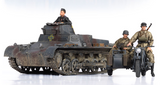 Academy Military 1/35 German Panzer I Ausf B & Sidecar Motorcycle w/3 Figures Kit