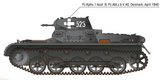 Academy Military 1/35 German Panzer I Ausf B & Sidecar Motorcycle w/3 Figures Kit