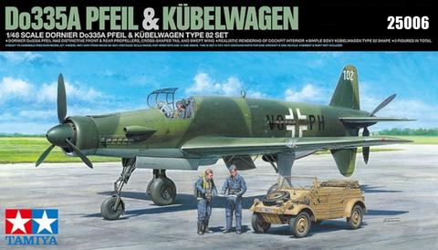 Tamiya Aircraft 1/48 Dornier Do335A Pfeil Kit