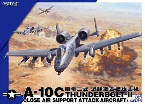 Lion Roar Aircraft 1/48 A10C Thunderbolt II Close Air Support Attack Aircraft Kit